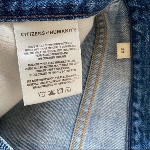 Citizens of Humanity Flavie Premium Vintage Collection Trouser Jeans in Truth 29 - Picture 7 of 14